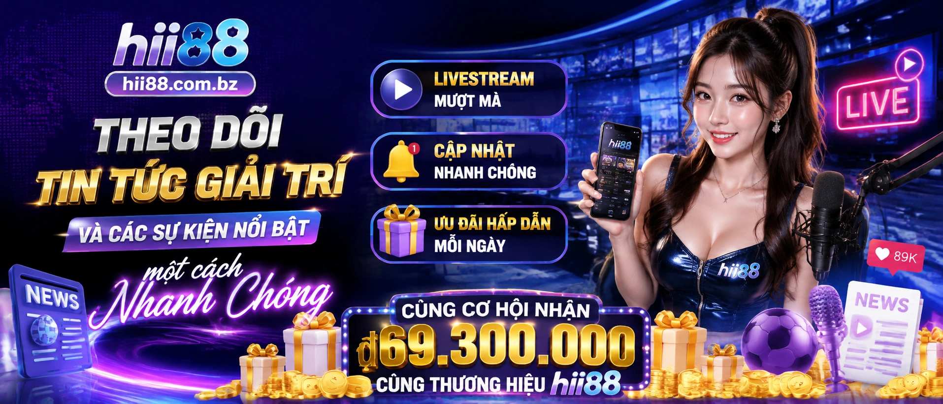 Trải nghiệm casino live trên hii88.com.bz