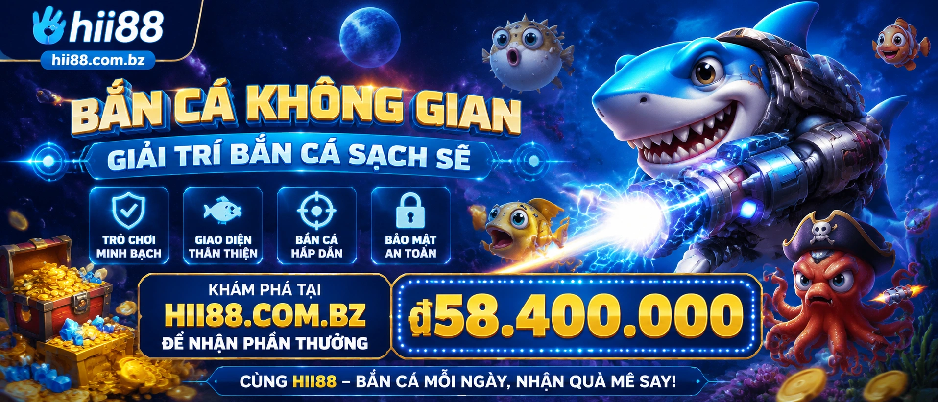 Phòng Bắn Cá nhiều người chơi với giao diện arcade